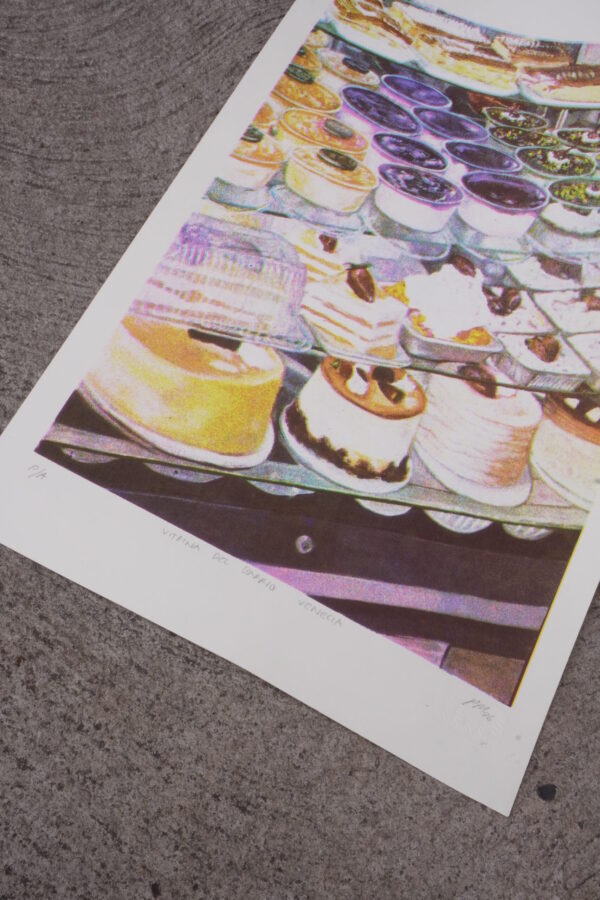 Prueba de artista Serigrafía vitrina